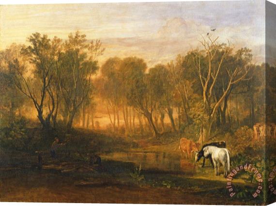 Joseph Mallord William Turner The Forest of Bere Stretched Canvas Painting / Canvas Art