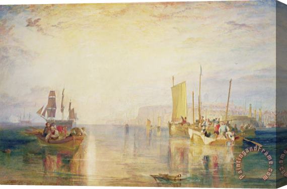 Joseph Mallord William Turner Whiting Fishing off Margate Stretched Canvas Painting / Canvas Art