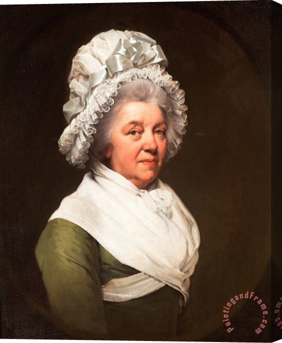 Joseph Wright  Portrait of Mrs. Anthony Greatorex Stretched Canvas Print / Canvas Art