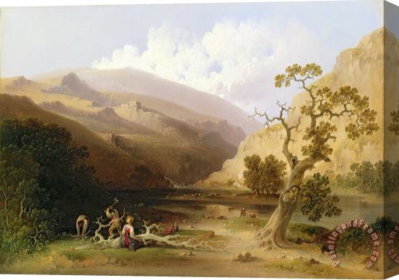 Joshua Shaw The Pioneers Stretched Canvas Painting / Canvas Art
