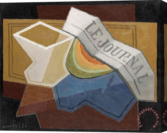 Juan Gris La Tranche De Melon, 1926 Stretched Canvas Print / Canvas Art