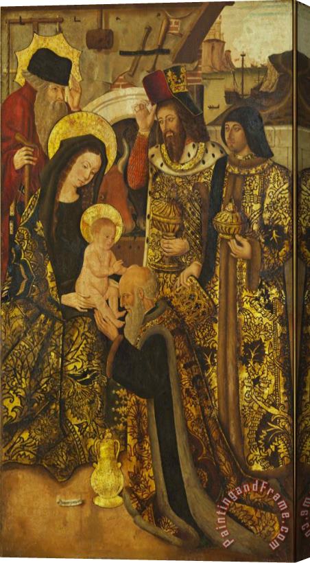 Juan Pons Adoration of The Magi Stretched Canvas Painting / Canvas Art