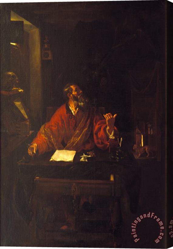Juan Ribalta Saint Jerome Stretched Canvas Painting / Canvas Art