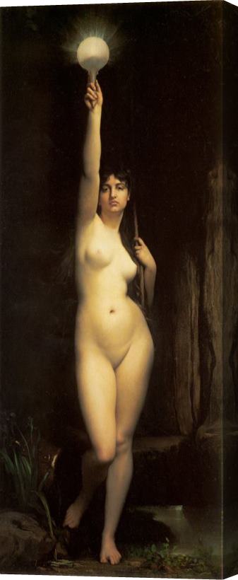 Jules Joseph Lefebvre Truth Stretched Canvas Painting / Canvas Art