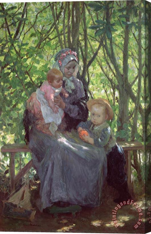 Julius Gari Melchers The Grove Stretched Canvas Painting / Canvas Art