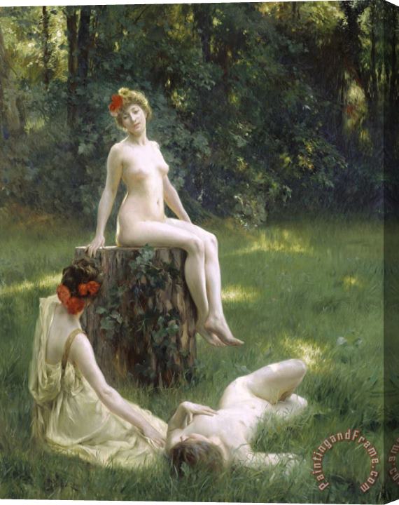 Julius Leblanc Stewart The Glade Stretched Canvas Painting / Canvas Art