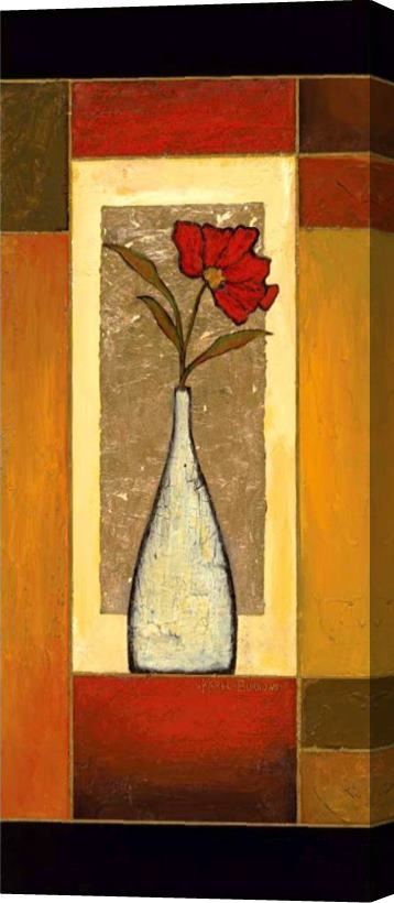 Karel Burrows Vibrant Simplicity I Stretched Canvas Painting / Canvas Art
