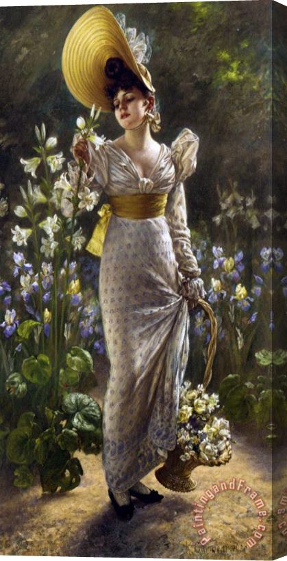 Karl Gampenrieder Princess Elvina of Bavaria Stretched Canvas Painting / Canvas Art