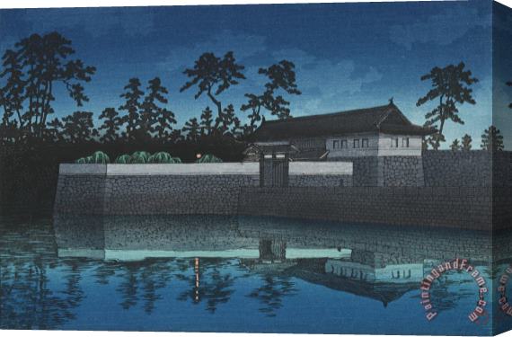 Kawase Hasui Sakurada Gate, Imperial Palace, Tokyo (sakurada Mon) Stretched Canvas Painting / Canvas Art