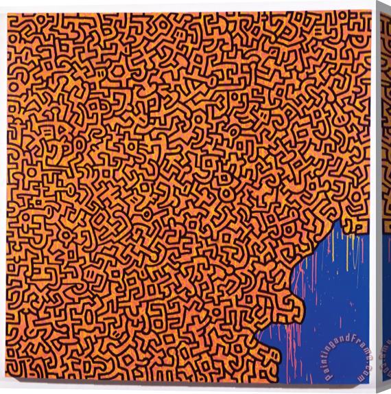 Keith Haring Brazil, 1989 Stretched Canvas Print / Canvas Art