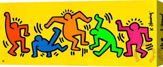 Keith Haring Untitled 1958 1990 Stretched Canvas Print / Canvas Art