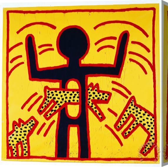 Keith Haring Untitled, 1982 Stretched Canvas Print / Canvas Art