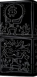 1984 Canvas Prints - Untitled 1984 by Keith Haring