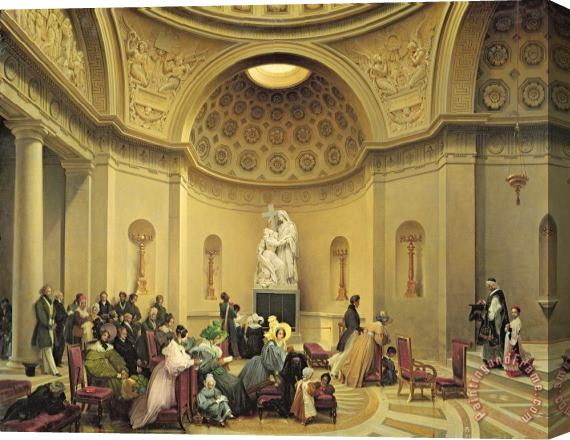 Lancelot Theodore Turpin de Crisse Mass in the Expiatory Chapel Stretched Canvas Print / Canvas Art