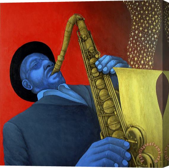 Larry Smart Ben Webster Stretched Canvas Painting / Canvas Art