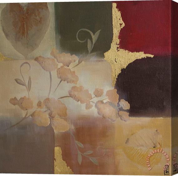 laurie maitland Autumn Accent Floral II Stretched Canvas Painting / Canvas Art