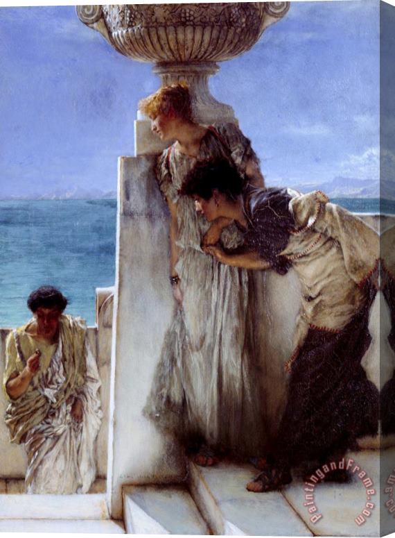 Lawrence Alma-tadema A Foregone Conclusion Stretched Canvas Painting / Canvas Art