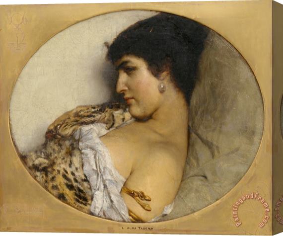 Lawrence Alma-tadema Cleopatra Stretched Canvas Painting / Canvas Art