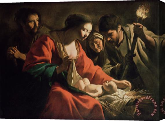 Le Nain The Nativity Stretched Canvas Print / Canvas Art