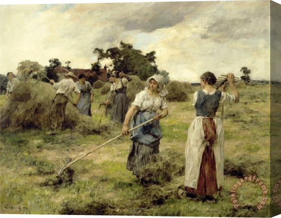 Leon Augustin Lhermitte The Harvest, Late 19th/early 20th Century Stretched Canvas Print / Canvas Art