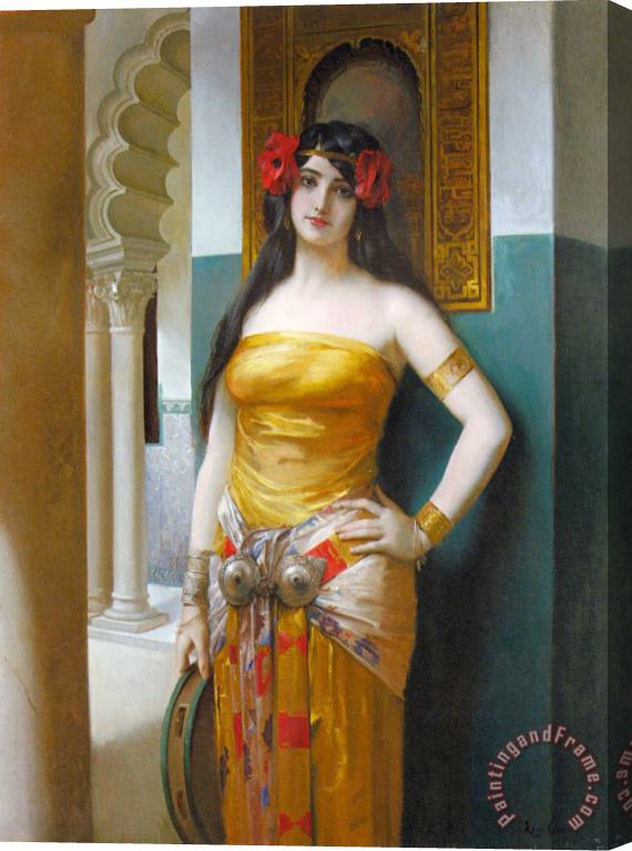 Leon Francois Comerre An Arab Beauty Stretched Canvas Painting / Canvas Art