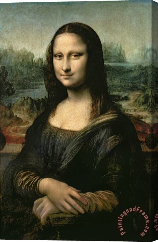 Leonardo da Vinci Mona Lisa Stretched Canvas Painting / Canvas Art