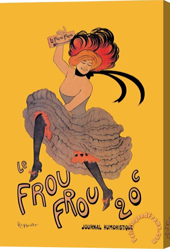 Leonetto Cappiello Le Frou Frou Stretched Canvas Painting / Canvas Art