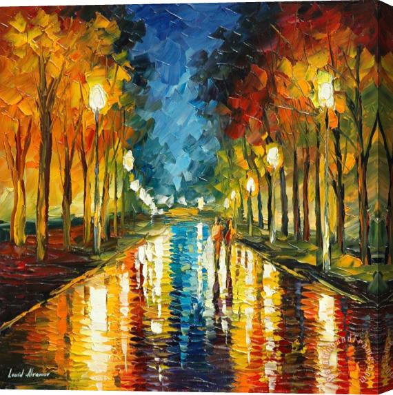 Leonid Afremov Color Reflections Stretched Canvas Painting / Canvas Art