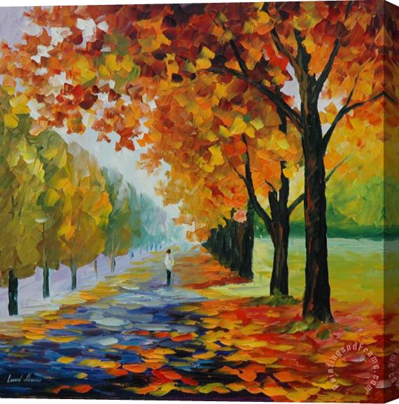 Leonid Afremov Endless Fall Stretched Canvas Painting / Canvas Art