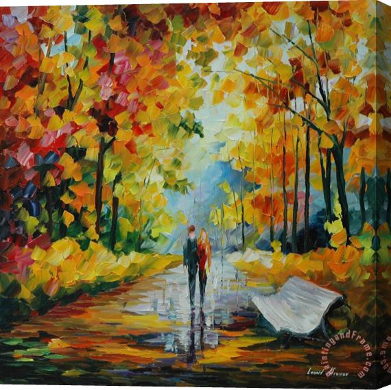 Leonid Afremov Fall's Charm Stretched Canvas Painting / Canvas Art