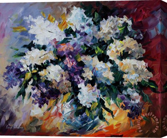 Leonid Afremov Lilac Stretched Canvas Print / Canvas Art