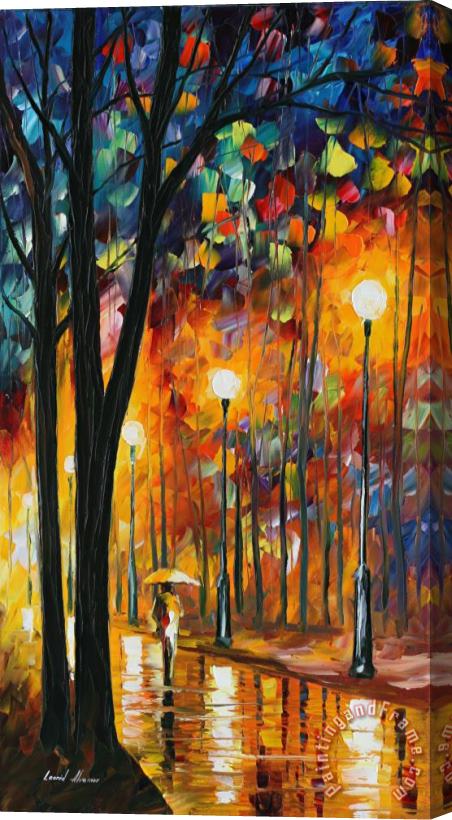 Leonid Afremov Misty Glow Stretched Canvas Print / Canvas Art
