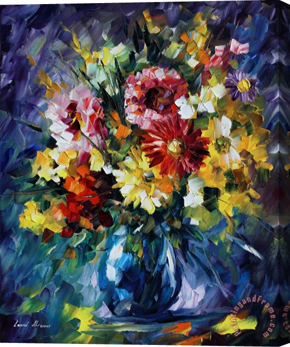 Leonid Afremov Surreal Flowers Stretched Canvas Painting / Canvas Art