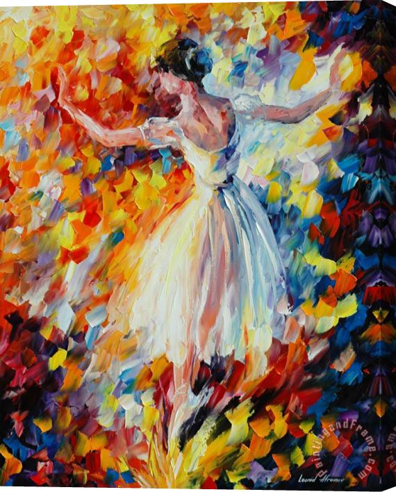 Leonid Afremov The Symphony Of Dance Stretched Canvas Print / Canvas Art