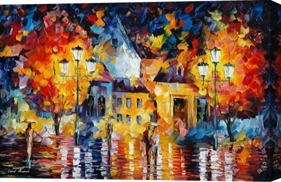 Leonid Afremov Unusual City Stretched Canvas Painting / Canvas Art