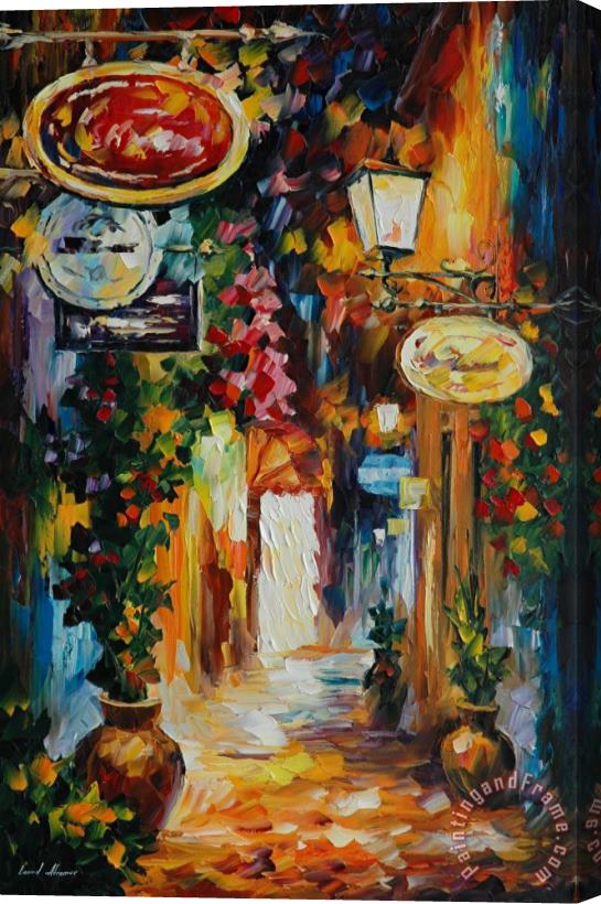 Leonid Afremov Vibration Of The Time Stretched Canvas Painting / Canvas Art