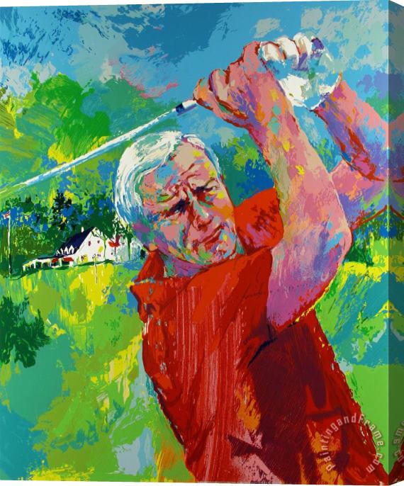 Leroy Neiman Arnold Palmer at Latrobe Stretched Canvas Painting / Canvas Art