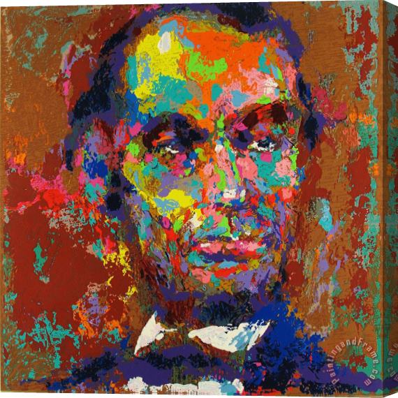 Leroy Neiman Homage to Lincoln Stretched Canvas Painting / Canvas Art
