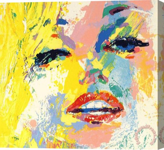Leroy Neiman Marilyn Monroe Stretched Canvas Print / Canvas Art