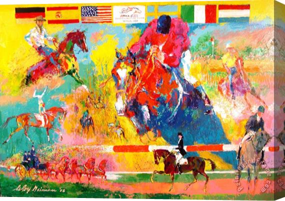 Leroy Neiman Official Weg Stretched Canvas Painting / Canvas Art
