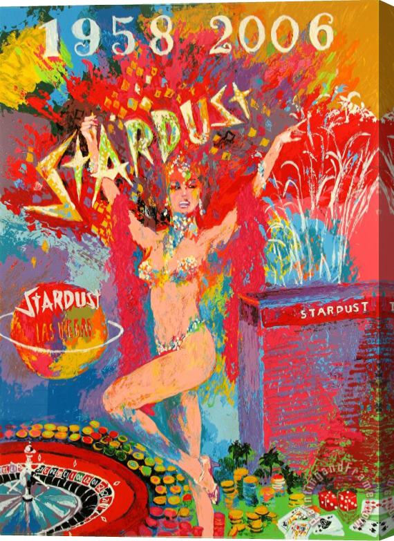 Leroy Neiman Stardust Reflections Stretched Canvas Print / Canvas Art