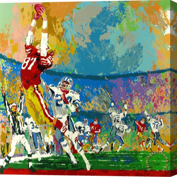 Leroy Neiman The Catch Stretched Canvas Painting / Canvas Art