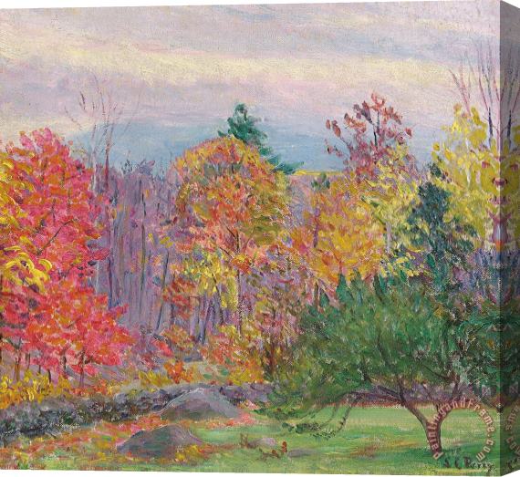 Lilla Cabot Perry Landscape At Hancock In New Hampshire Stretched Canvas Print / Canvas Art