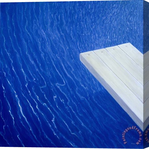 Lincoln Seligman Diving Board 2004 Stretched Canvas Print / Canvas Art