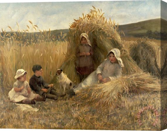 Lionel Percy Smythe Young Harvesters Stretched Canvas Painting / Canvas Art