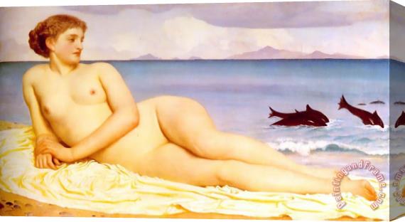 Lord Frederick Leighton Actaea, The Nymph of The Shore Stretched Canvas Print / Canvas Art