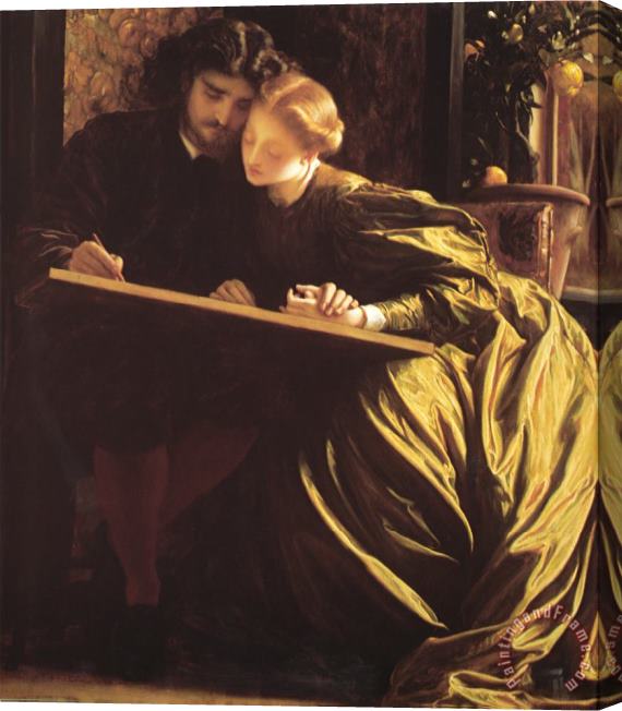 Lord Frederick Leighton The Painter's Honeymoon Stretched Canvas Painting / Canvas Art