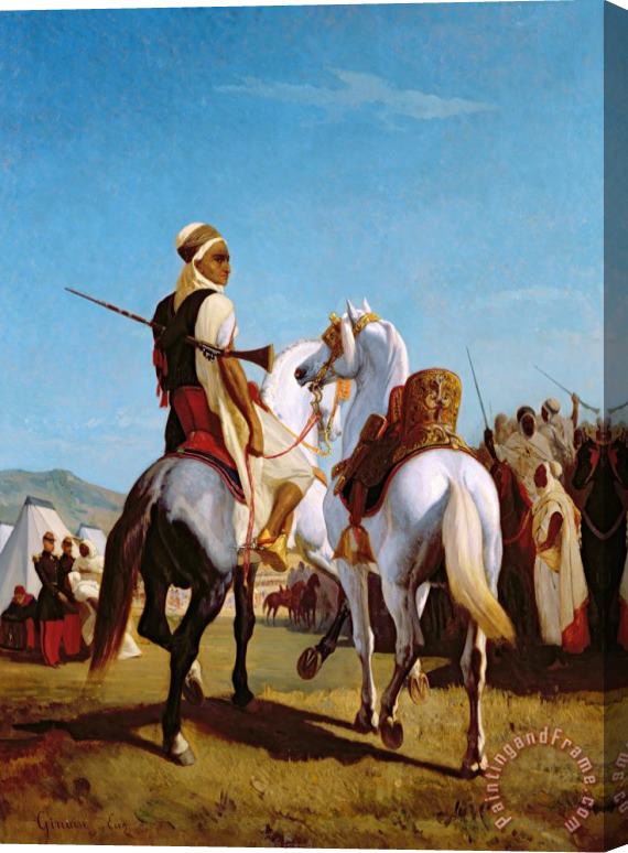 Louis Eugene Ginain The Horse of Submission Stretched Canvas Print / Canvas Art