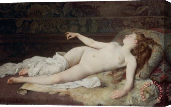 Louis Joseph Raphael Collin Sleep Stretched Canvas Painting / Canvas Art