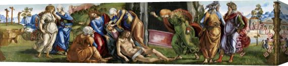Luca Signorelli Lamentation Over The Dead Christ Stretched Canvas Print / Canvas Art